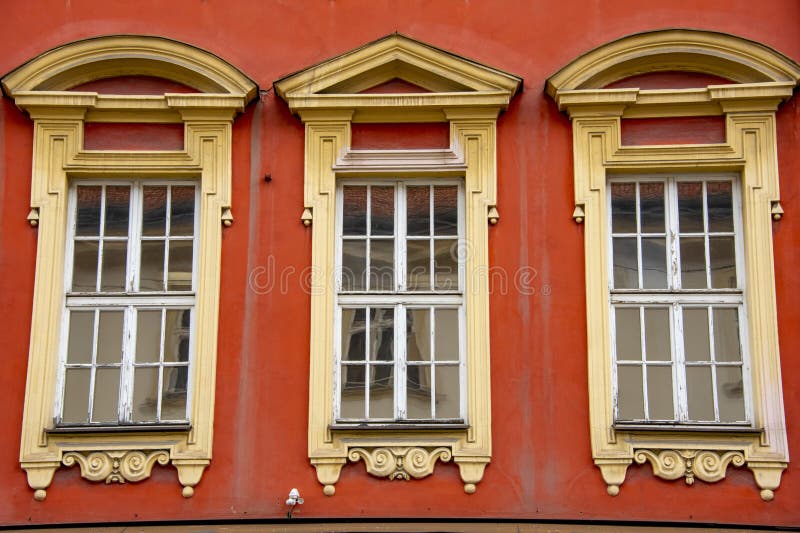 Windows Facade stock images