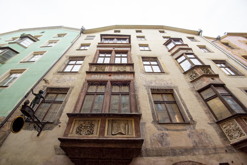 Windows Facade stock photography