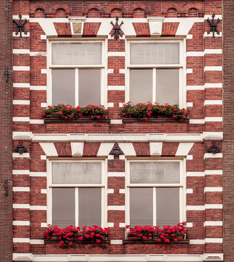 Windows with flowers stock photo. Image of flowers, ocher 1580600