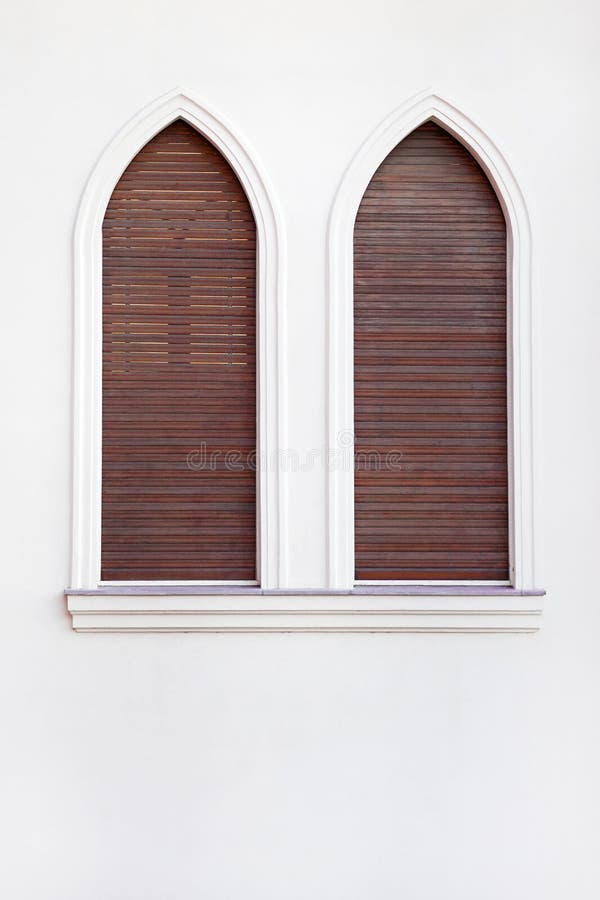 The Windows of the House in the Oriental Style Stock Photo - Image of