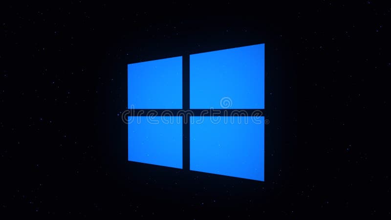Windows Logo Animation Sprayed on Dots. Animation Editorial Stock Image -  Image of business, friend: 164128959