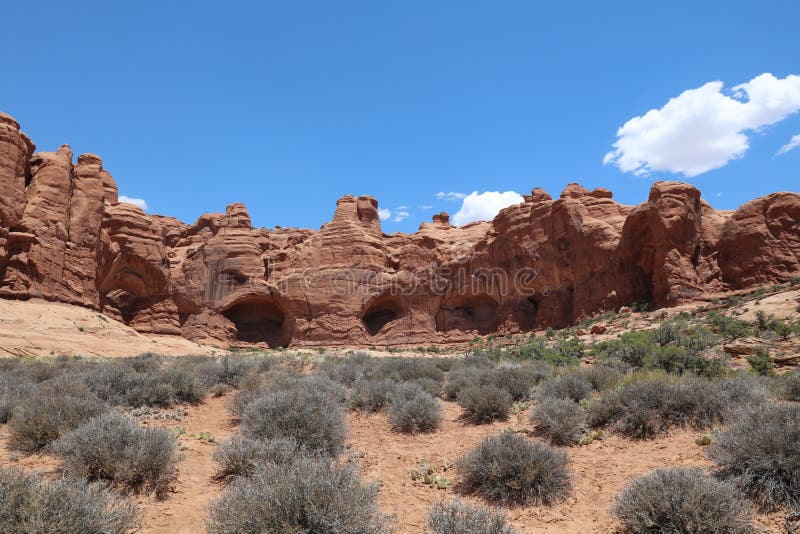 Arches National Park Prehistoric Carvings