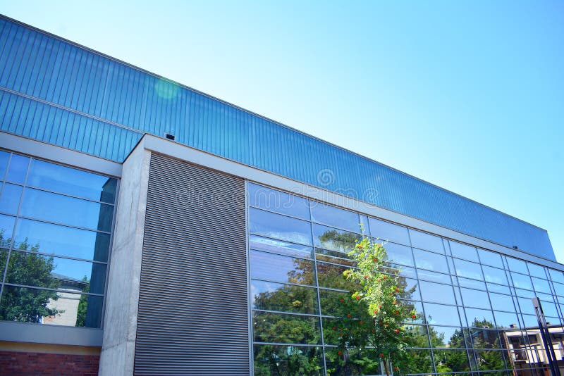 The Windows of a Modern Building for Offices Stock Photo Image of