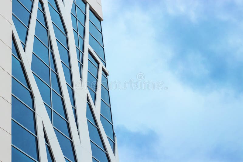 Windows office building for background stock photography