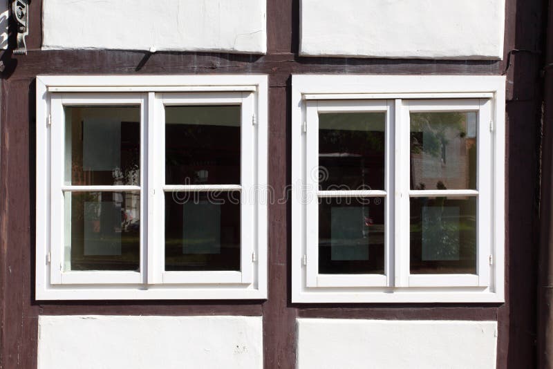 Windows of old house stock image. Image of building, street 26372899