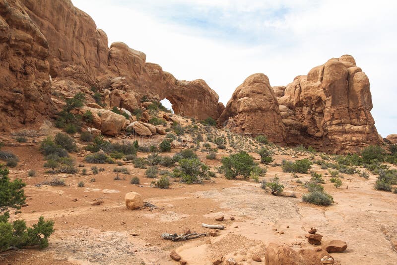 The windows section in the Arches National Park, Utah