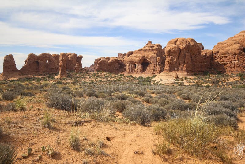 The windows section in the Arches National Park, Utah