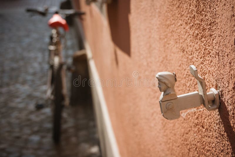 Windows shutter holder in Germany stock images Windows shutter holder in Germany stock images