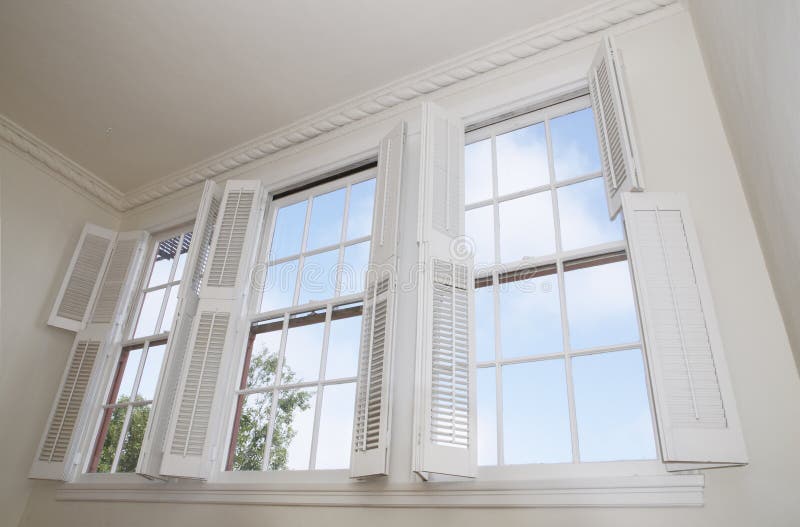 Windows and shutters stock photo Windows and shutters stock photo