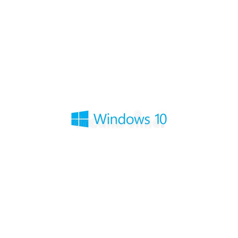 Windows 10 Logo Editorial Illustrative on White Background Editorial Photo  - Illustration of isolated, editorial: 208333091