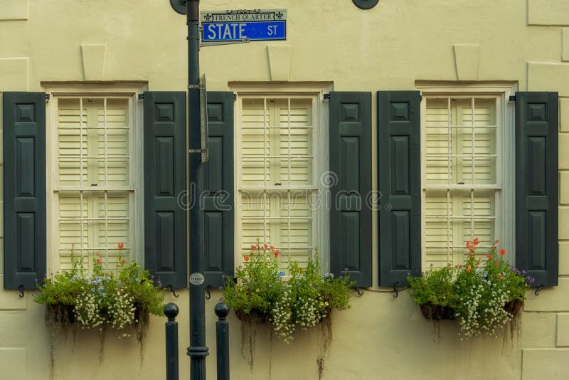 Windows and window boxes planters displays adornments enhance architecture