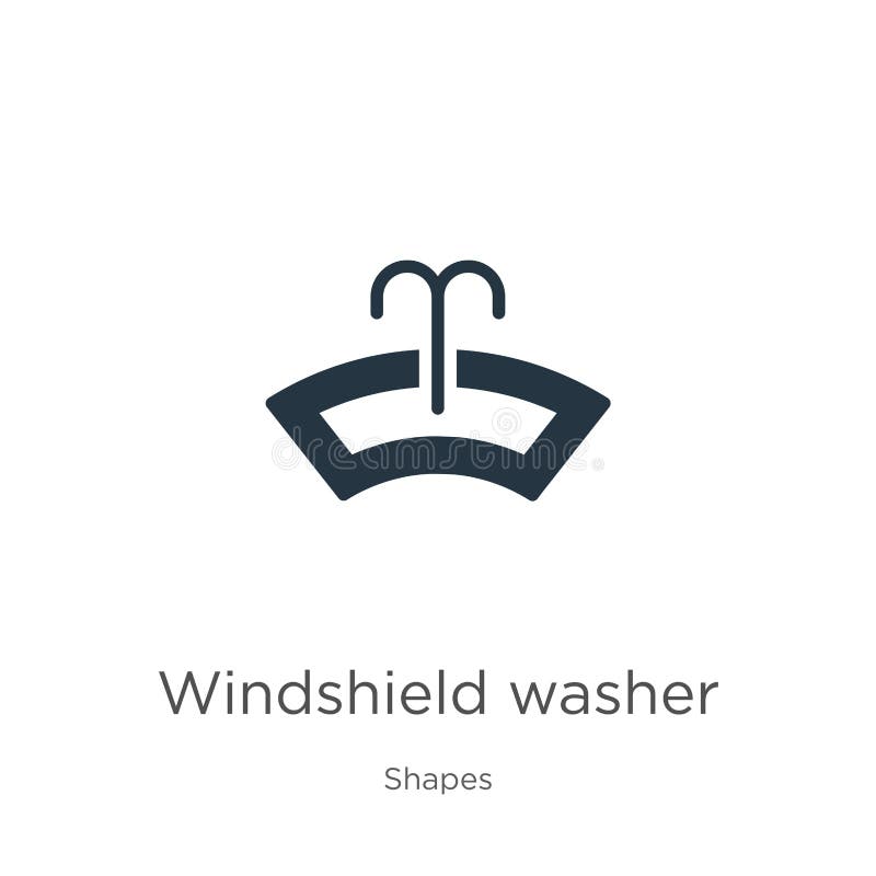 Windshield Washer Icon Vector. Trendy Flat Windshield Washer Icon from