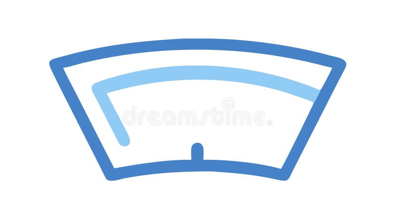 Windshield Wiper Car Automotive Vehicle Icon, vector design Generative AI vector illustration