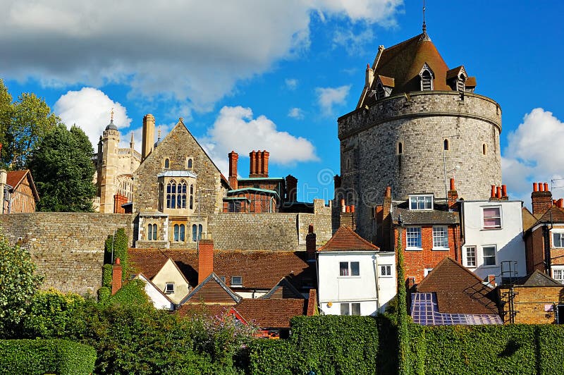 Windsor castle and houses