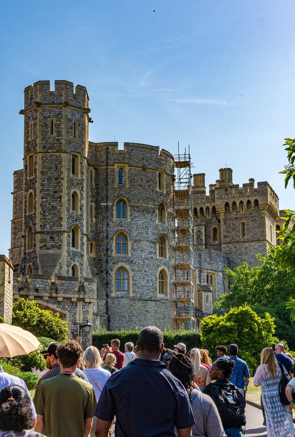 Windsor Castle King Edwards III Tower Editorial Photography Image of