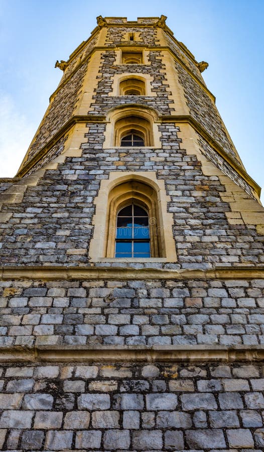 Windsor Castle King Edwards III Tower Editorial Stock Image Image of