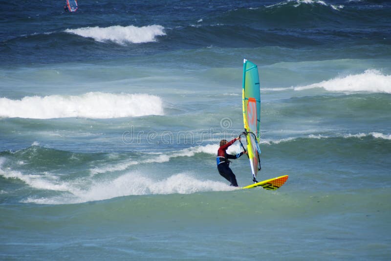 Windsurfer on the North Sea Editorial Image Image of north, surf