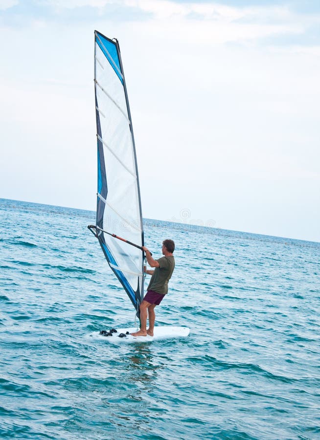 Windsurfer stock image. Image of recreation, sunny, summer 2682135