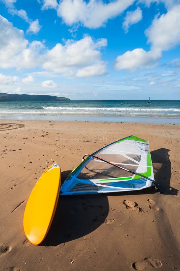 Man Windsurfing Board in Sea Stock Image Image of holiday, waves 140929