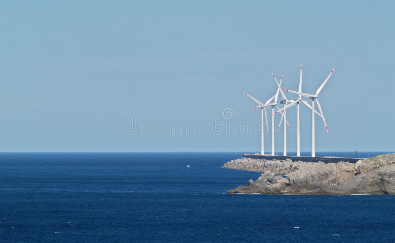 Windtausendstelbauernhof lizenzfreie stockfotografie Windtausendstelbauernhof lizenzfreie stockfotografie