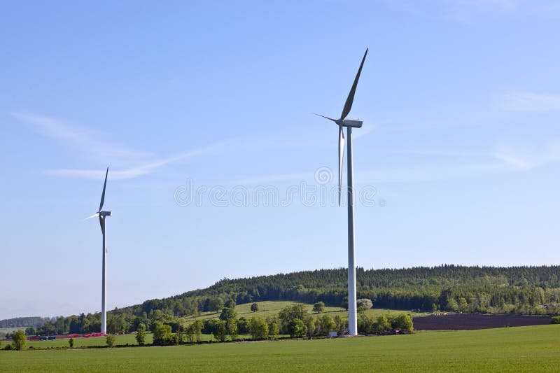 Windturbinen lizenzfreies stockbild Windturbinen lizenzfreies stockbild
