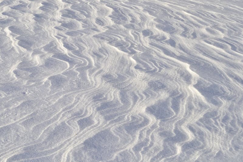 Windy snow surface background