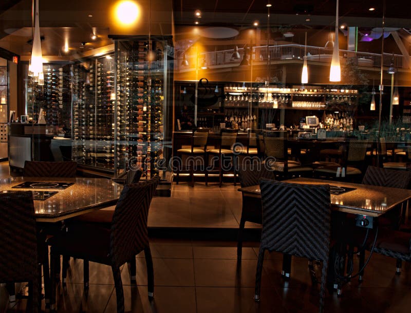 Wine bar editorial stock photo. Image of empty, resturant 37788798