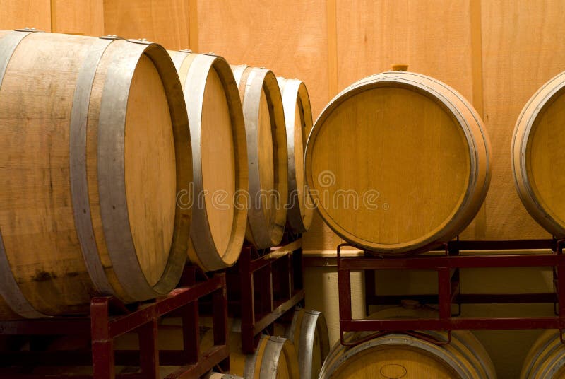 Wine barrel rack stock photo. Image of vintage, cellar 16581200