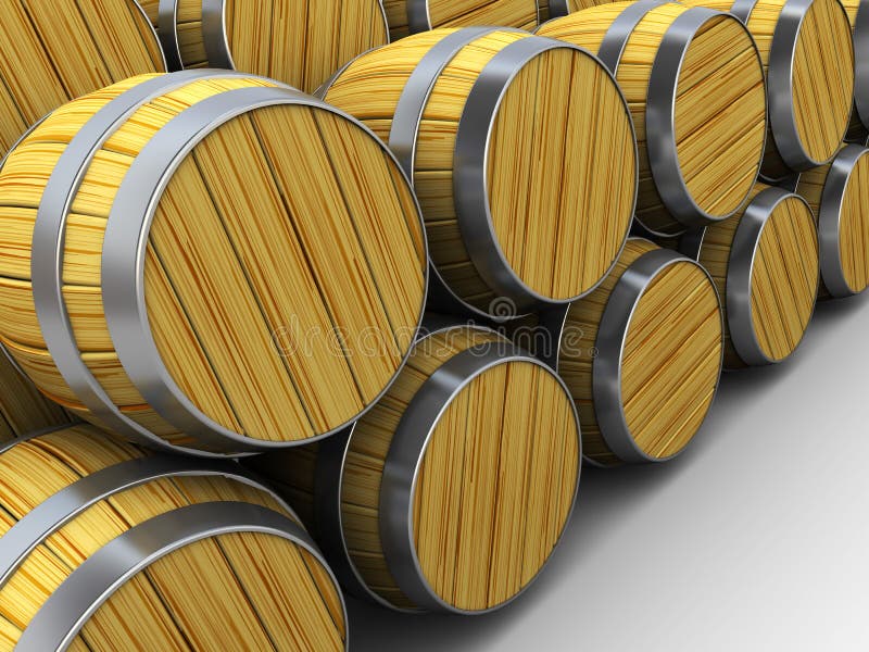 Wine barrels