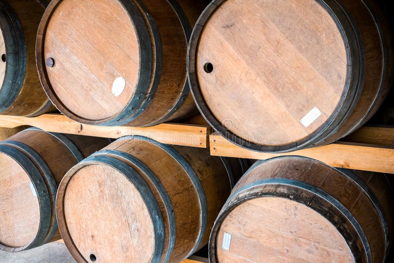 Wine barrels stock photo. Image of french, white, restaurant 35806098