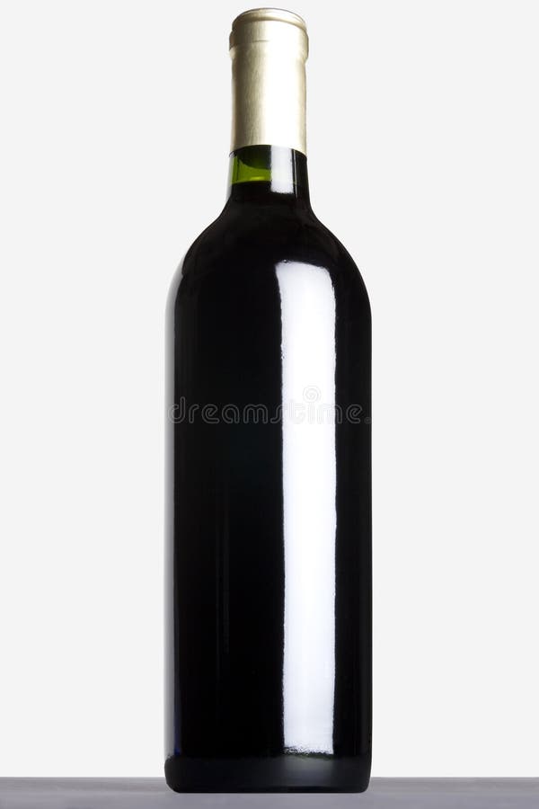 A bottle of red wine stock photo. Image of product, elegance 29868986
