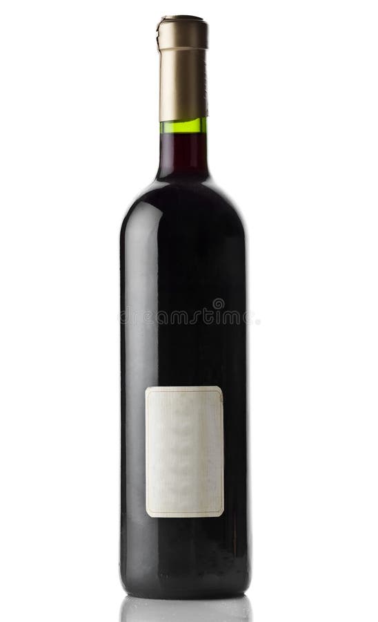 Red wine bottle stock image. Image of bottle, vertical 34857153