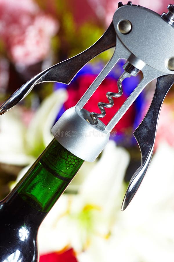 Wine bottle opener macro