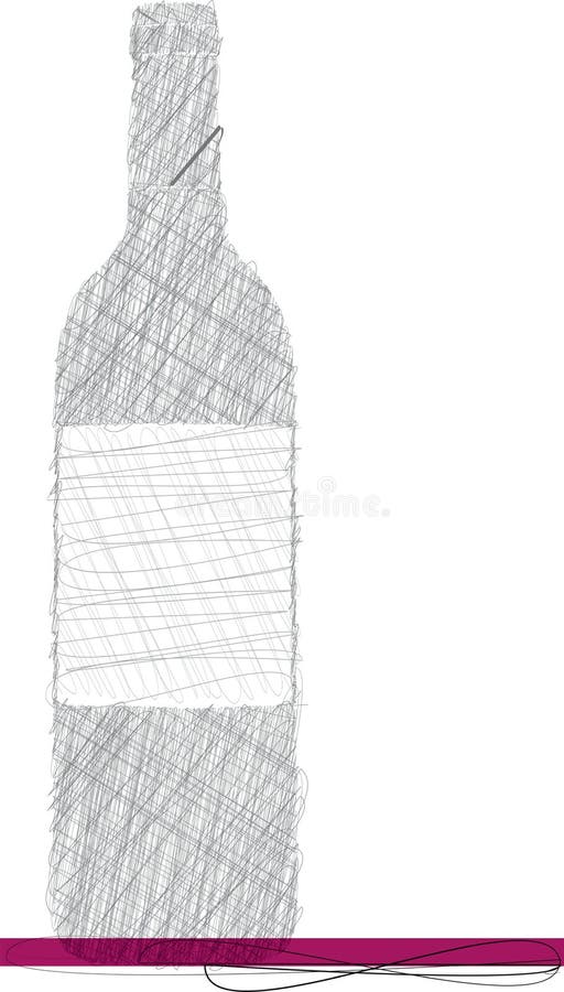 Wine bottle poster stock vector. Illustration of beverage 40326788