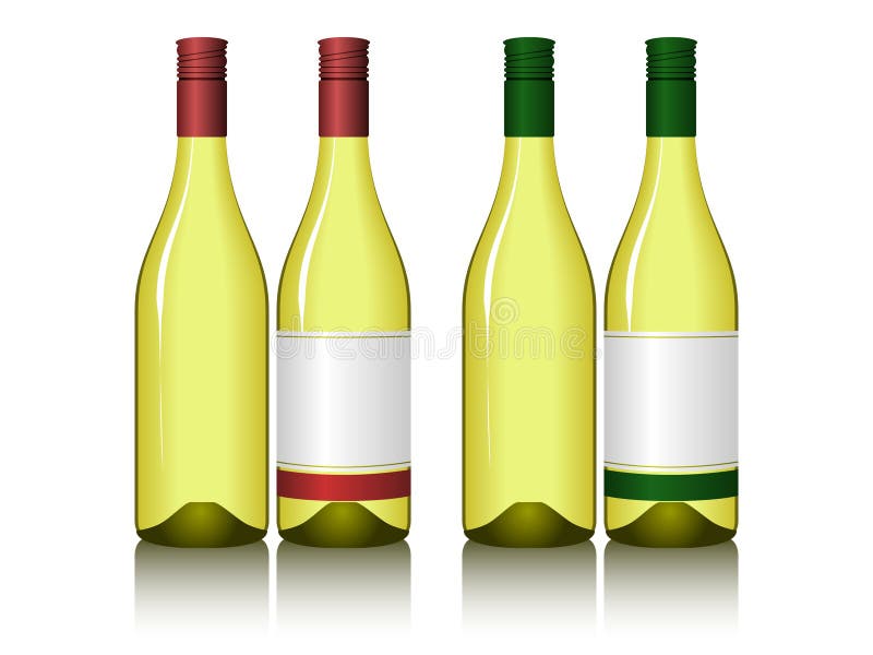 Wine Bottles royalty free illustration