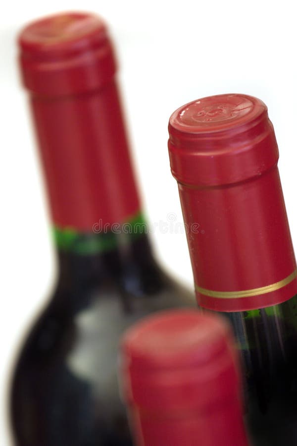 Wine bottles stock image. Image of celebration, isolated 3961975