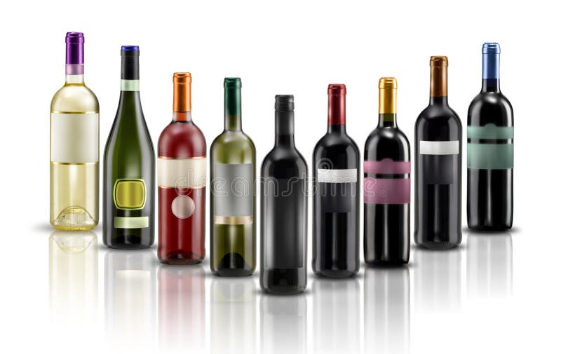 Wine bottles stock image. Image of message, drink, cork - 38950925