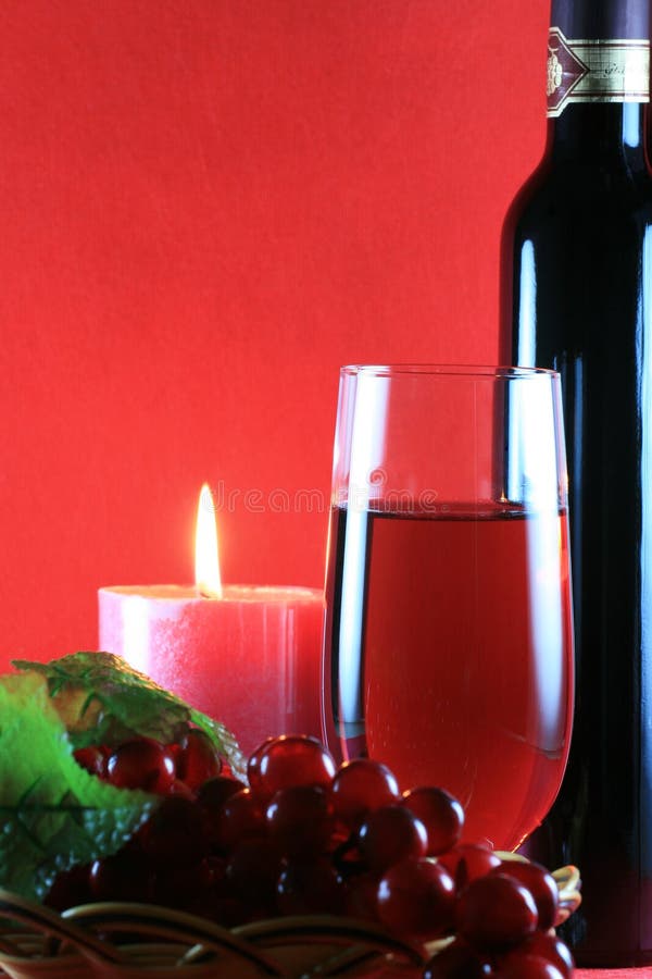 Wine With Candle