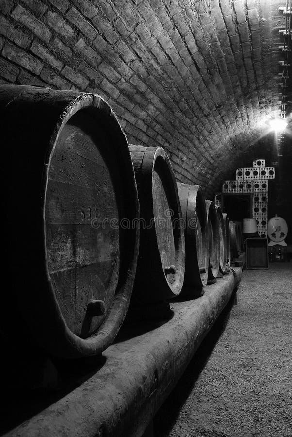 Wine cellar stock photo. Image of barrel, cellar, historical 14336474