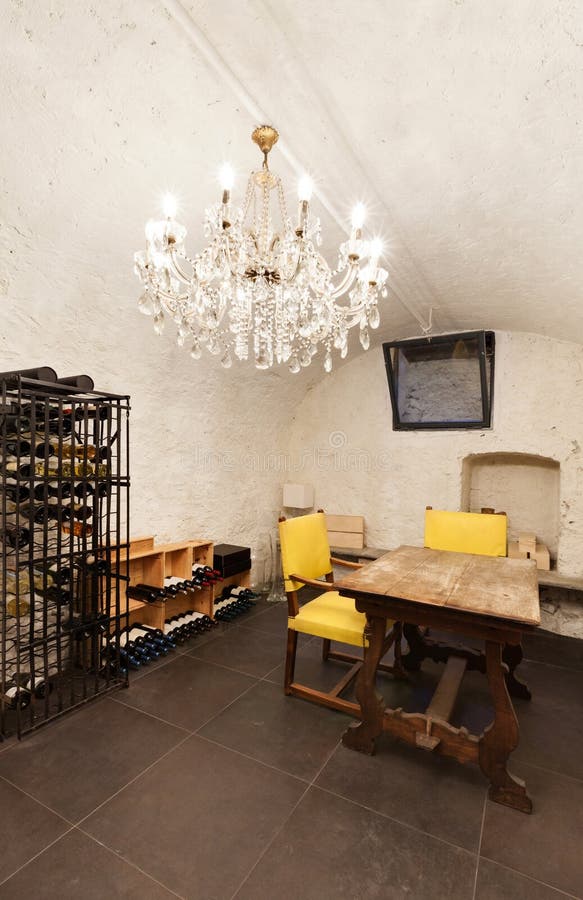 Wine Cellar stock image. Image of house, architecture 12618535