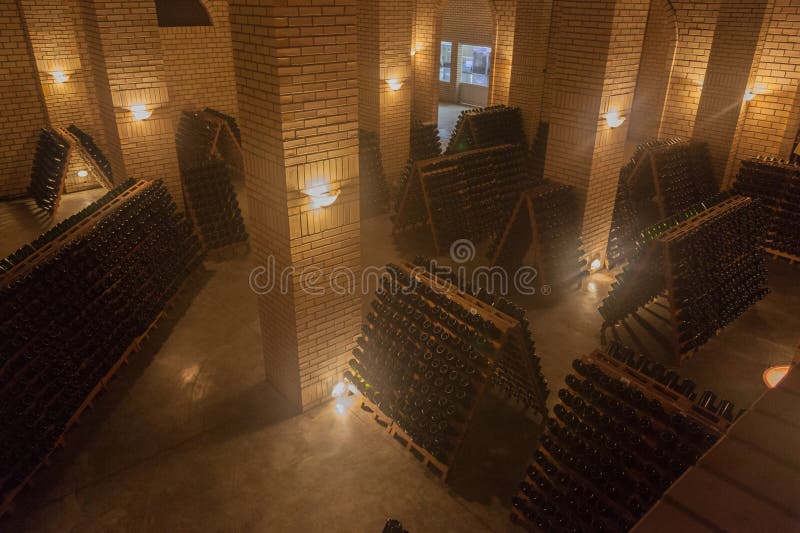 Wine Cellar stock photo. Image of industry, frame, orange 6474560