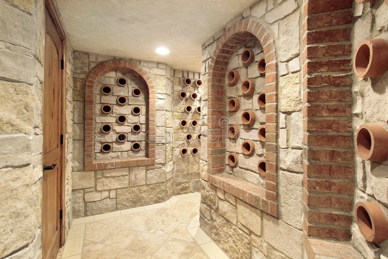 Wine cellar in luxury home