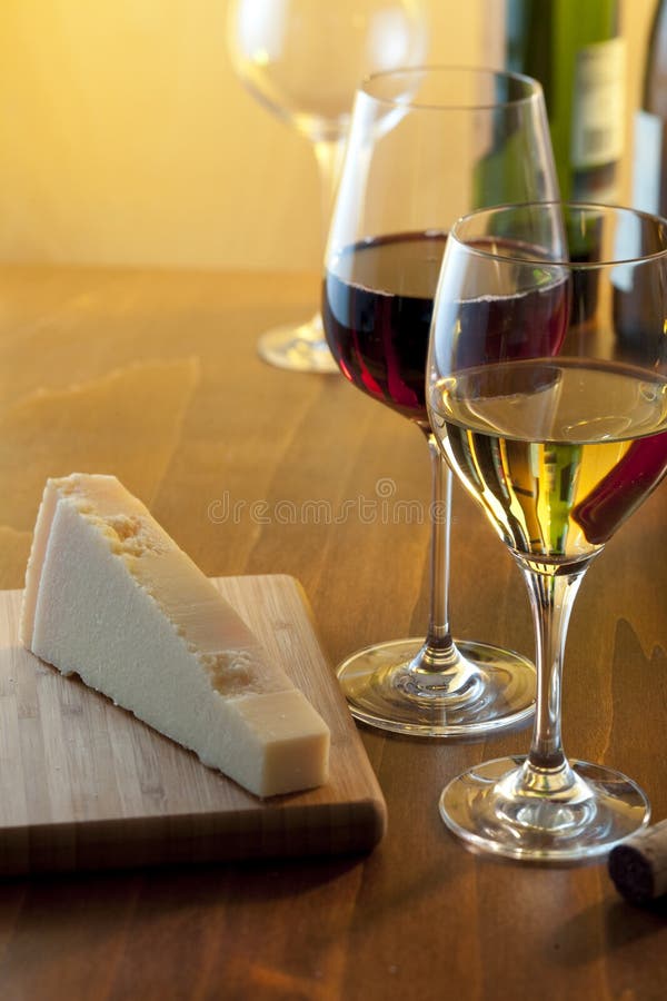 Cheese and wine stock image. Image of rustic, romantic 475605