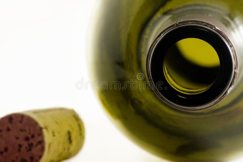 Wine with cork stock photo. Image of bottle, luxury, empty 7890316