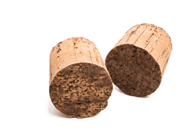 wine cork isolated