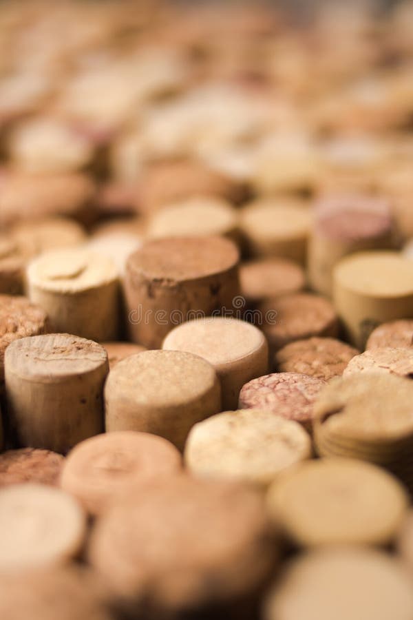 Wine Corks Texture Background. Winery Material Texture Stock Image