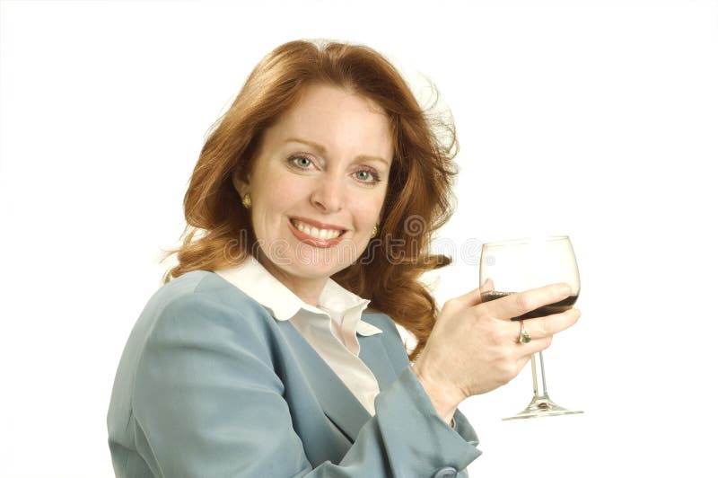Wine drinker stock images