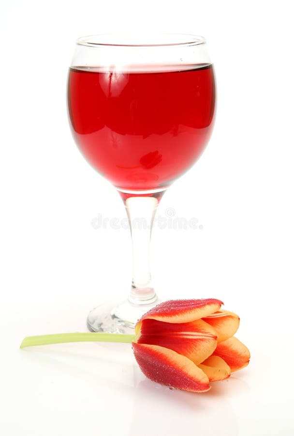 Red Wine Flower Base Stock Photo 2349978619