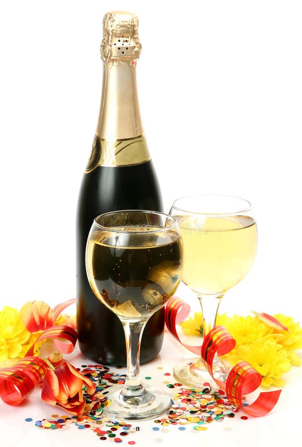 Wine and flowers stock photo. Image of pleasure, aroma 22087658