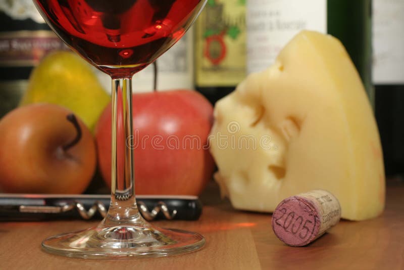 Wine Fruit & Cheese